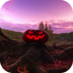 halloween hd live wallpaper android application logo